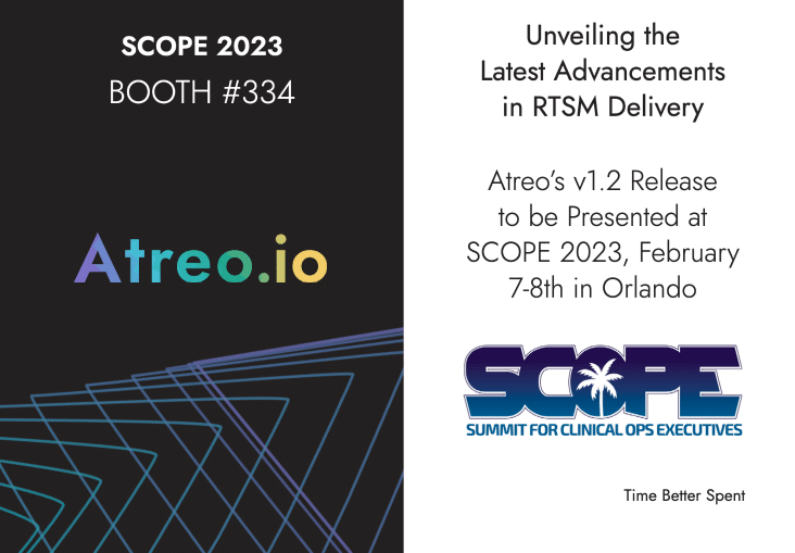 Atreo’s v1.2 Release to be Presented at SCOPE 2023, February 7-8th in Orlando 