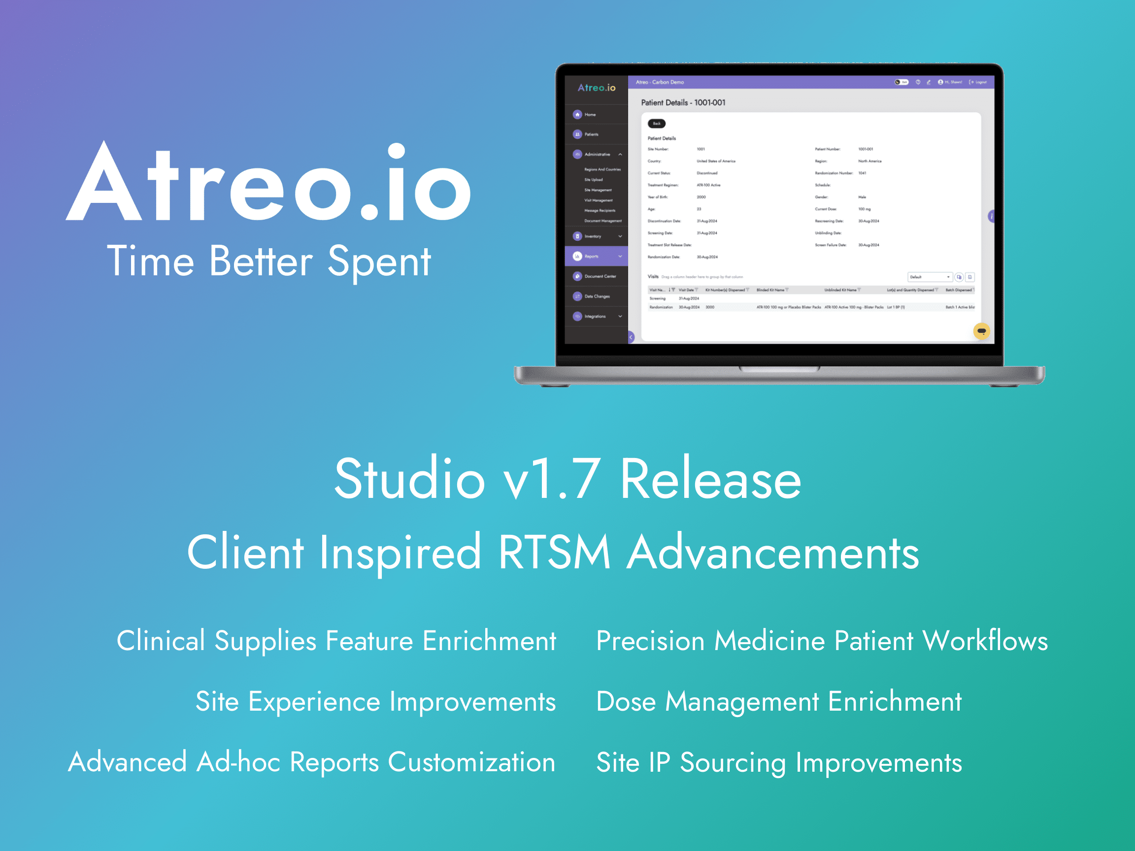 Arrival of Studio v1.7 Marks Atreo’s Most Expansive Product Release