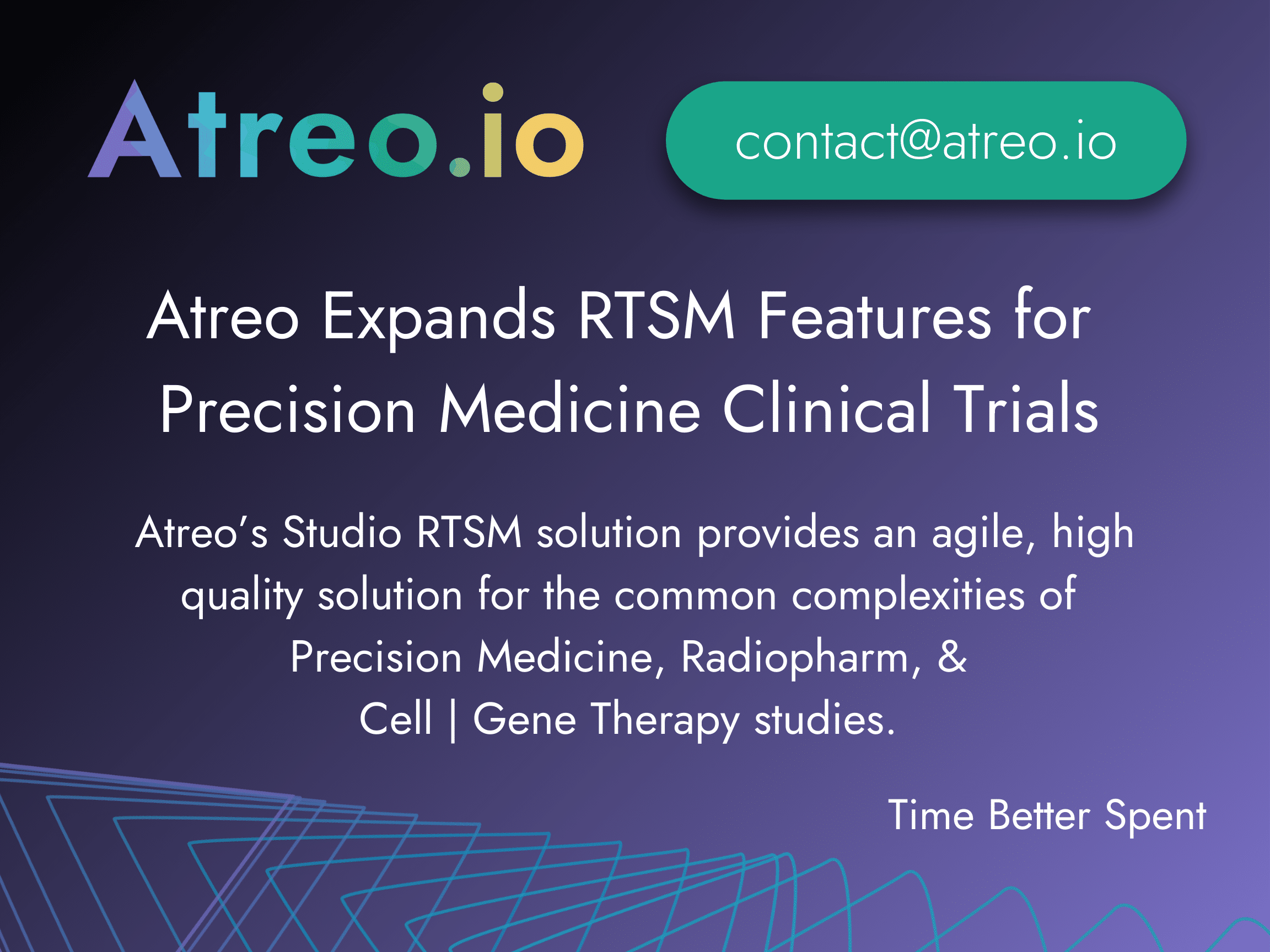 Atreo Expands RTSM Capabilities for Precision Medicine Clinical Trials