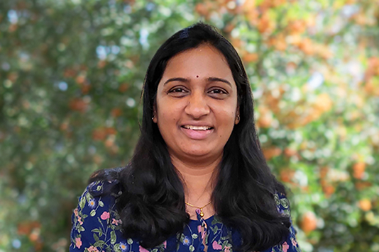 Portrait of Sandhya Kancharla.